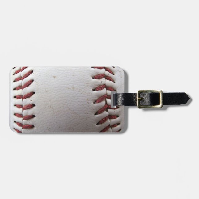 Baseball Luggage Tag (Front Horizontal)