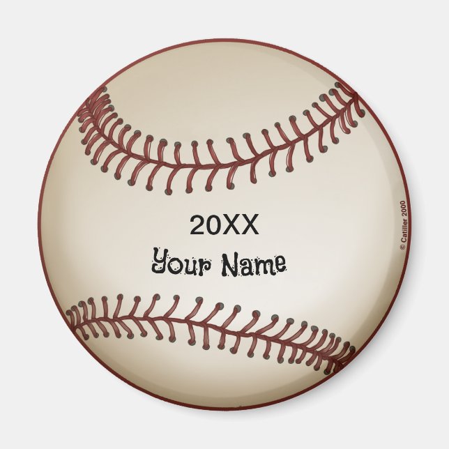 Baseball  magnet (Front)