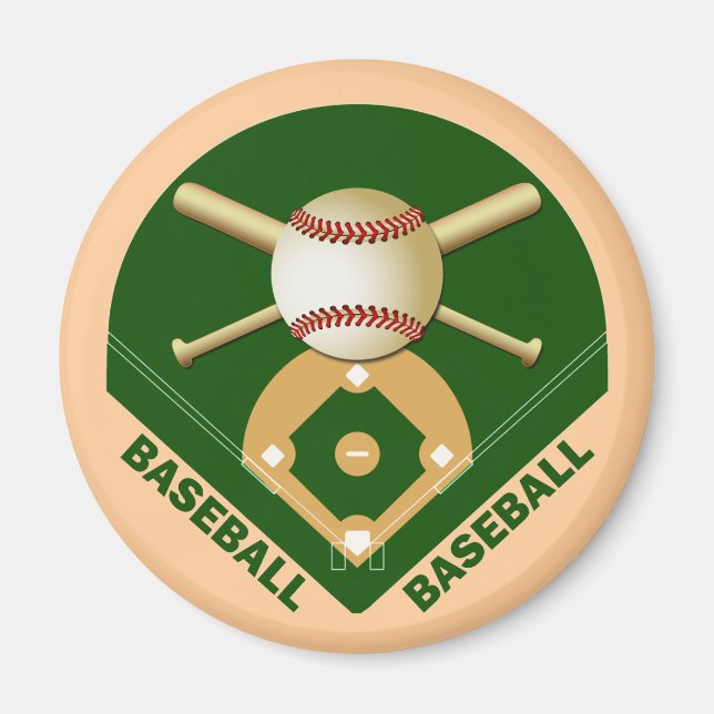 BASEBALL MAGNET (Front)