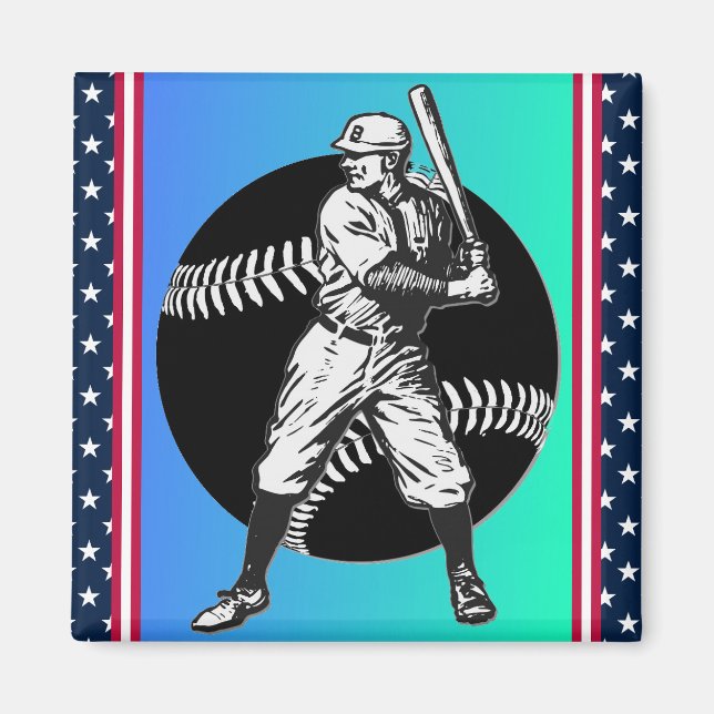 Baseball : Magnet Vintage (Devant)