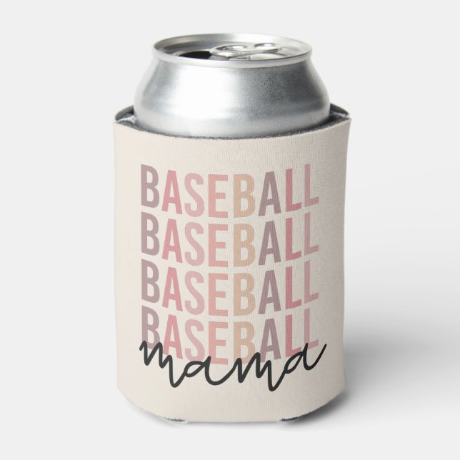 Baseball Mama | Baseball Mom Gifts Can Cooler (Can Front)