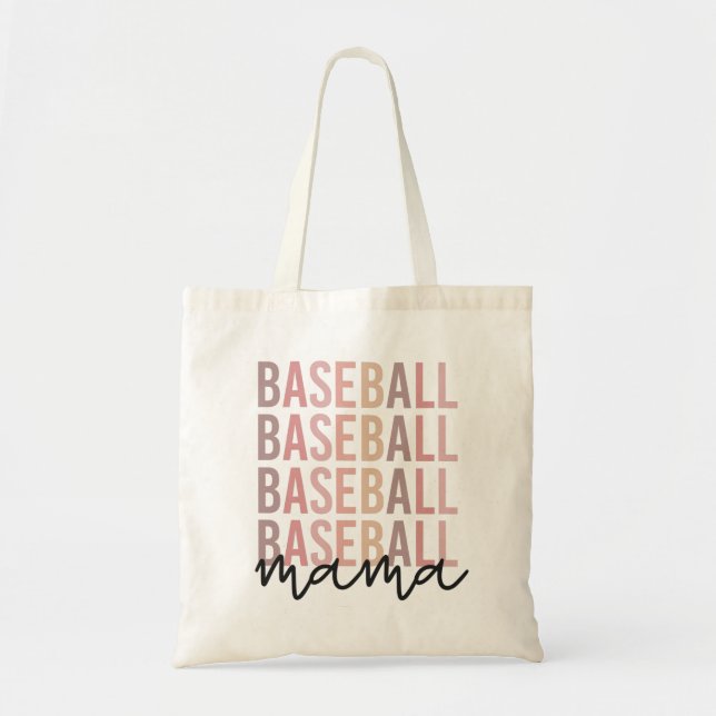 Baseball Mama | Baseball Mom Gifts Tote Bag (Front)