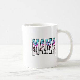 Baseball Mama Coquette Bow Game Day Baseball Mom M Coffee Mug