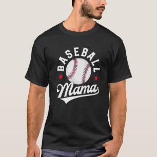 Baseball Mama Matching Family School Ball Mom Moth T-Shirt