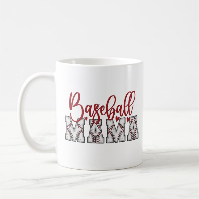 Baseball Mama Mug (Left)