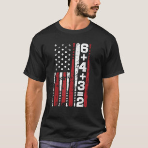 Baseball Math 6 4 3 2 T-Shirt
