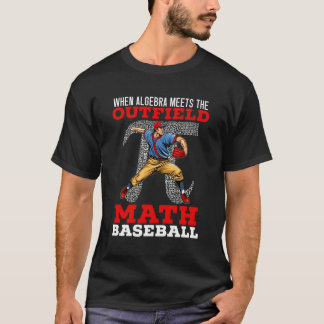 Baseball Math Teacher Mathematician Sport Baseball T-Shirt