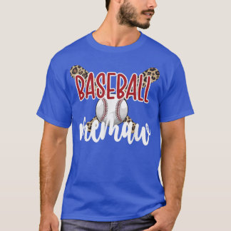 Baseball Memaw Grandma Baseball Player Memaw T-Shi T-Shirt