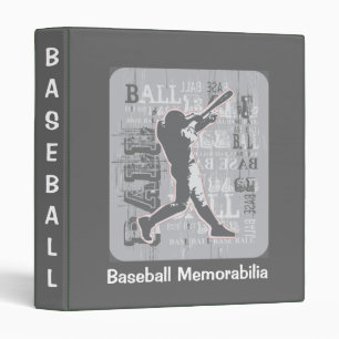 Baseball Memorabilia Binder