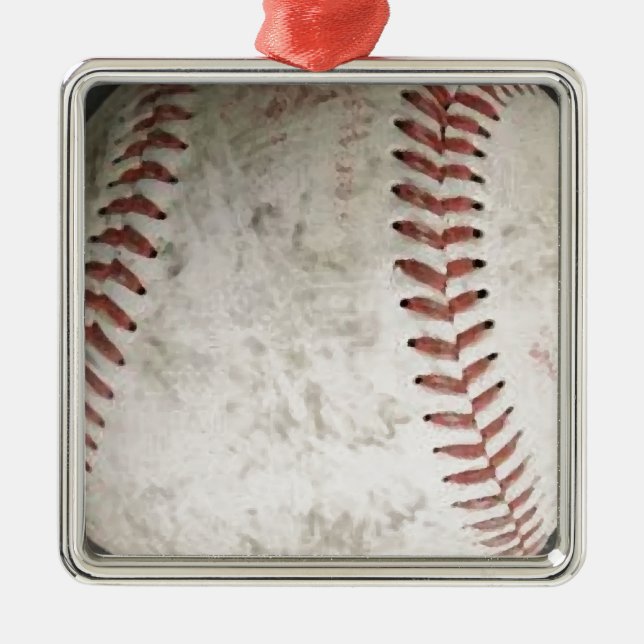 Baseball Metal Ornament (Front)