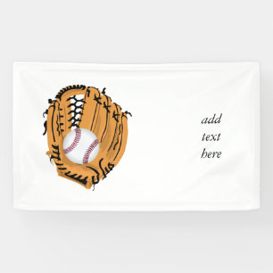 Baseball Mitt and Ball Banner