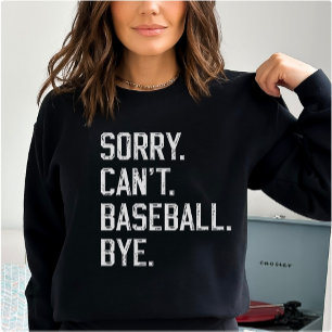 Baseball   Modern Mom Kids Mother's Day Black Sweatshirt