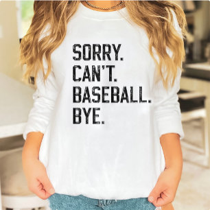 Baseball   Modern Mom Kids Mother's Day White Sweatshirt
