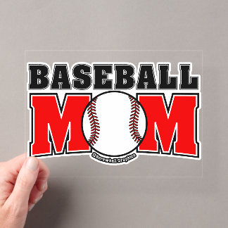 Baseball Mom Acrylic Invitations