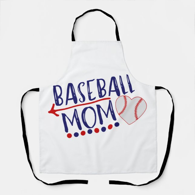 Baseball Mom Apron (Front)