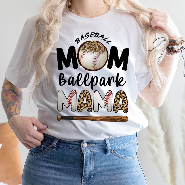Baseball Mom Ballpark Mama T-Shirt (Creator Uploaded)