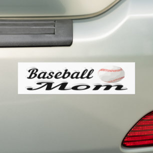 Baseball Mom Bumper Sticker