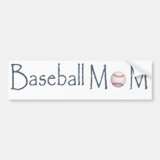 BASEBALL MOM BUMPER STICKER