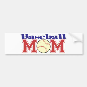 Baseball Mom Bumper Sticker