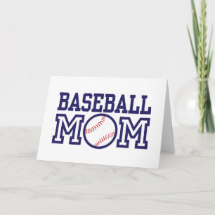 Baseball Mom Card