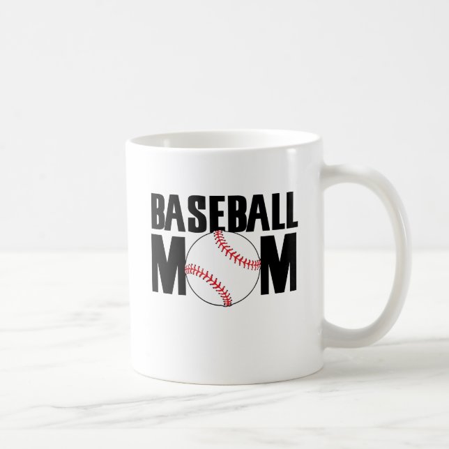 Baseball MOM Coffee Mug (Right)