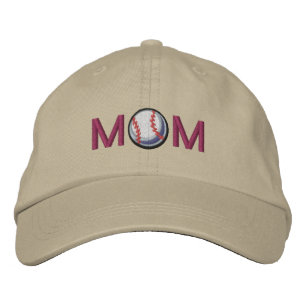 Baseball Mom Embroidered Hat