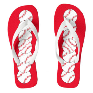 BaseBall Mom Flip Flops