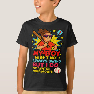 Baseball Mom Funny Quote For Mother's Day Gift T-Shirt
