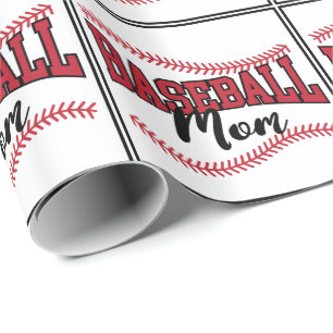 Baseball Mom Gift Wrapping Paper