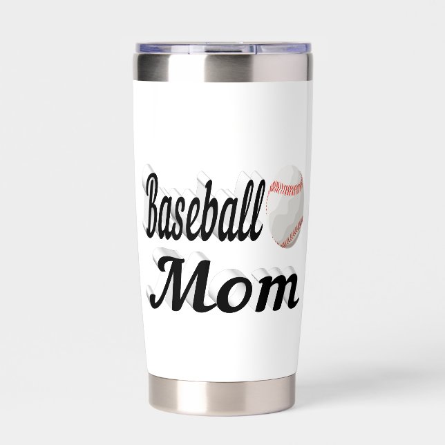 Baseball Mom  Insulated Tumbler (Front)