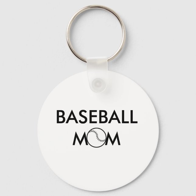 Baseball Mom Keychain (Front)