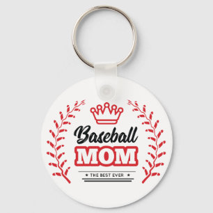 Baseball Mom Keychain