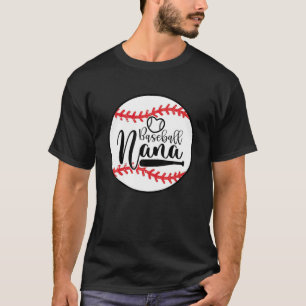 Baseball Mom Leopard Funny Softball Mom Mother's D T-Shirt