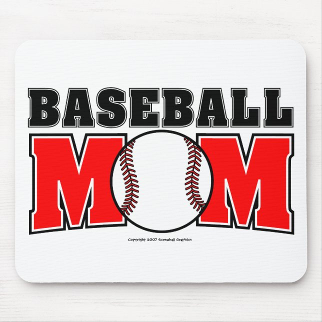 Baseball Mom Mousepad (Front)