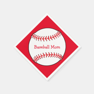 Baseball Mom Paper Napkin