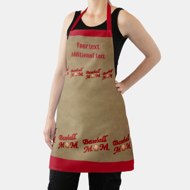 Baseball Mom Personalized Apron (Insitu)