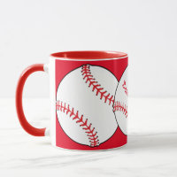 Baseball Mom Ringer Mug