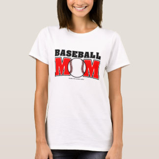 Baseball Mom Screwball Graphics T-Shirt