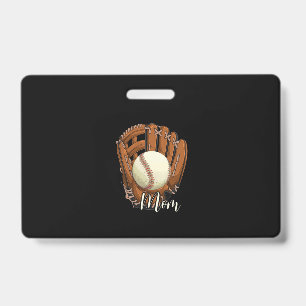 Baseball Mom Softball Mama Mother's Day Badge
