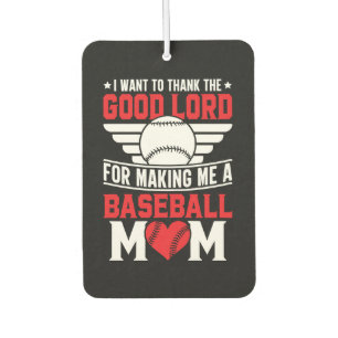 Baseball Mom Sports Parent Game Day Mother Air Freshener