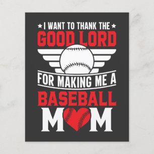  Baseball Mom Sports Parent Game Day Mother Flyer