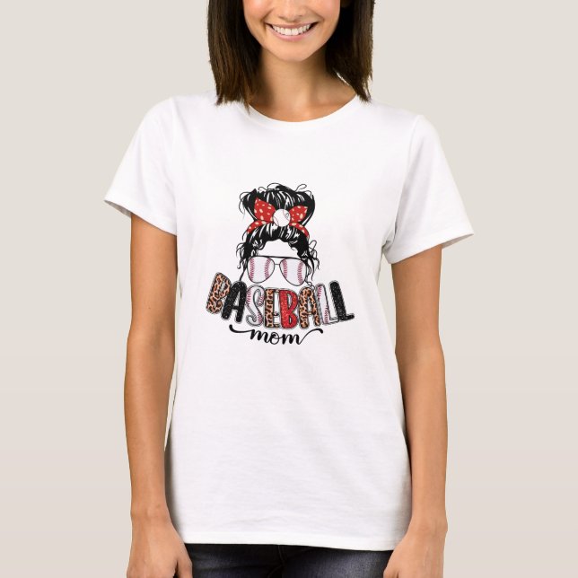 Baseball Mom T-Shirt (Front)