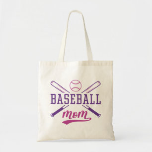 Baseball Mom Tote Bag
