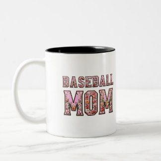Baseball Mom  Two-Tone Coffee Mug