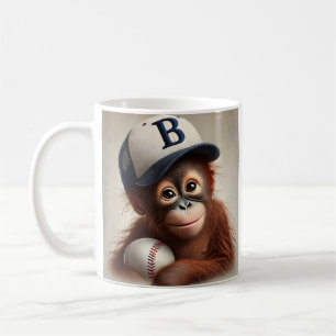 Baseball Monkey  Coffee Mug