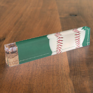 Baseball  nameplate