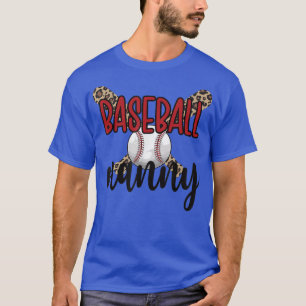 Baseball Nanny Grandma Baseball Player Nanny T-Shirt