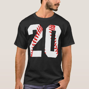 Baseball Number 20 20 Baseball Jersey Favourite P T-Shirt