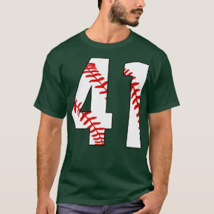 Baseball Number 41 41 Baseball  Jersey Favourite P T-Shirt