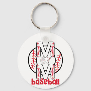 Baseball Number 67 #67 Baseball Shirt Jersey 2027 Keychain